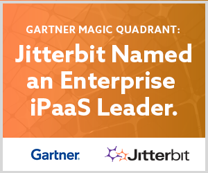 Jitterbit kåret til en leder i Gartner Magic Quadrant for EiPaaS