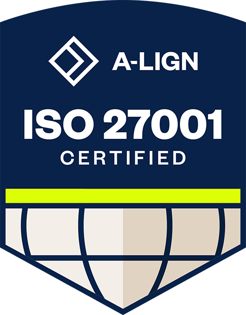 ISO 27001:2022 badge