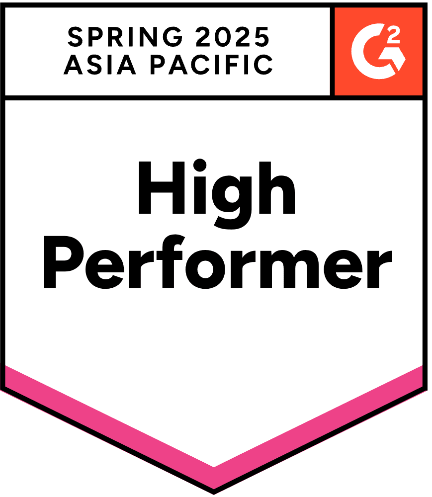G2 Printemps 2025 Asie-Pacifique : Rapide Application Development High Performer