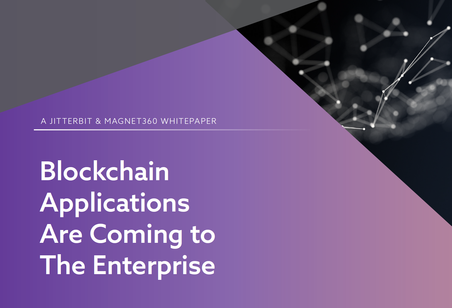 Blockchain Applications Are Coming to The Enterprise - White Paper - Cover Image