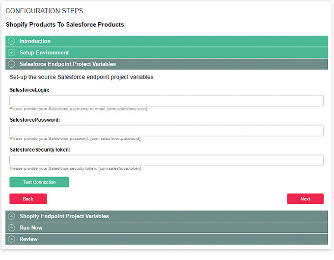 Citizen Integrator - Configure sua receita