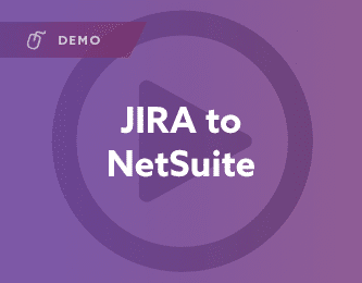Demonstração de integração do JIRA com o NetSuite