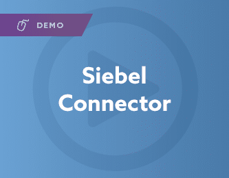Siebel Connector Demo