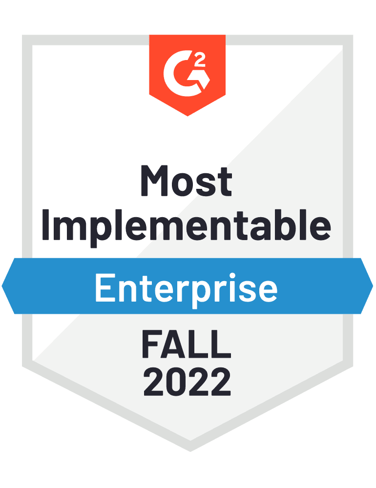 G2 - Mais implementável - Enterprise - Outono de 2022