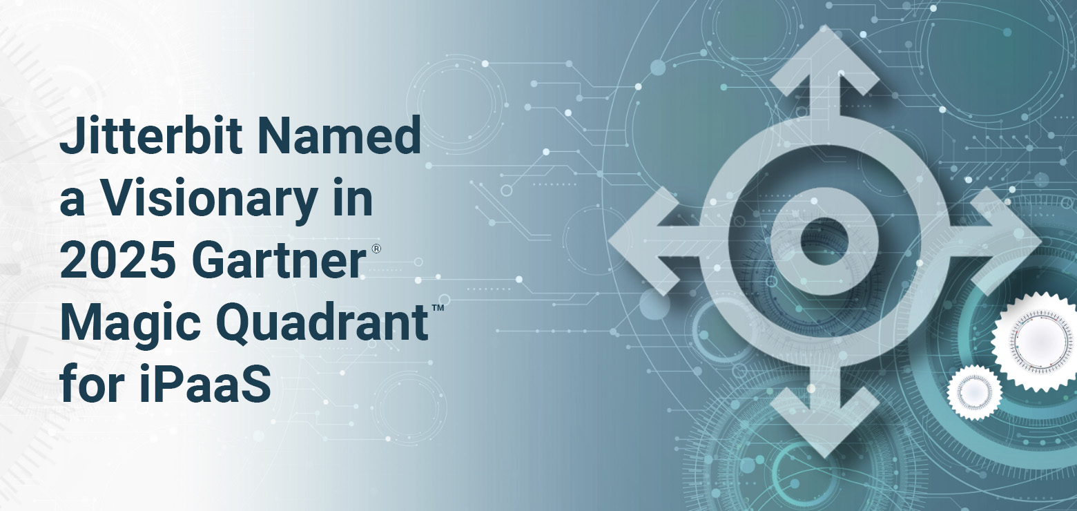 Jitterbit classé dans le Magic Quadrant™ 2025 de Gartner® pour la plateforme d'intégration en tant que service