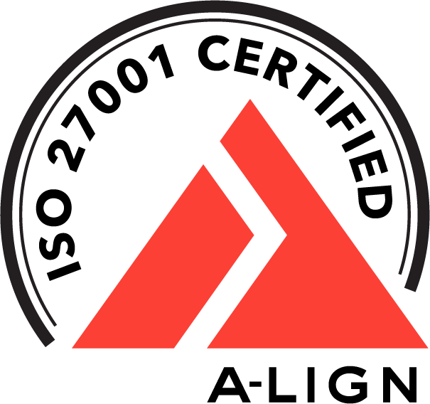 Certificado A-lign ISO 27001 - Certification Logo - Jitterbit Security