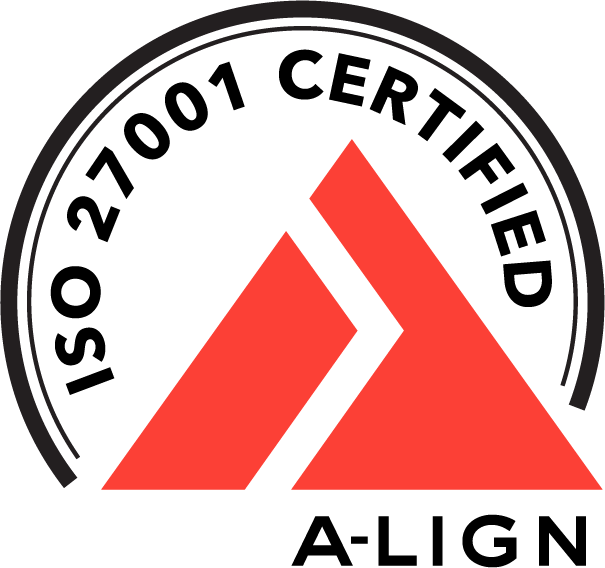 Certificato ISO 27001 A-lign - Logo di certificazione - Jitterbit Security