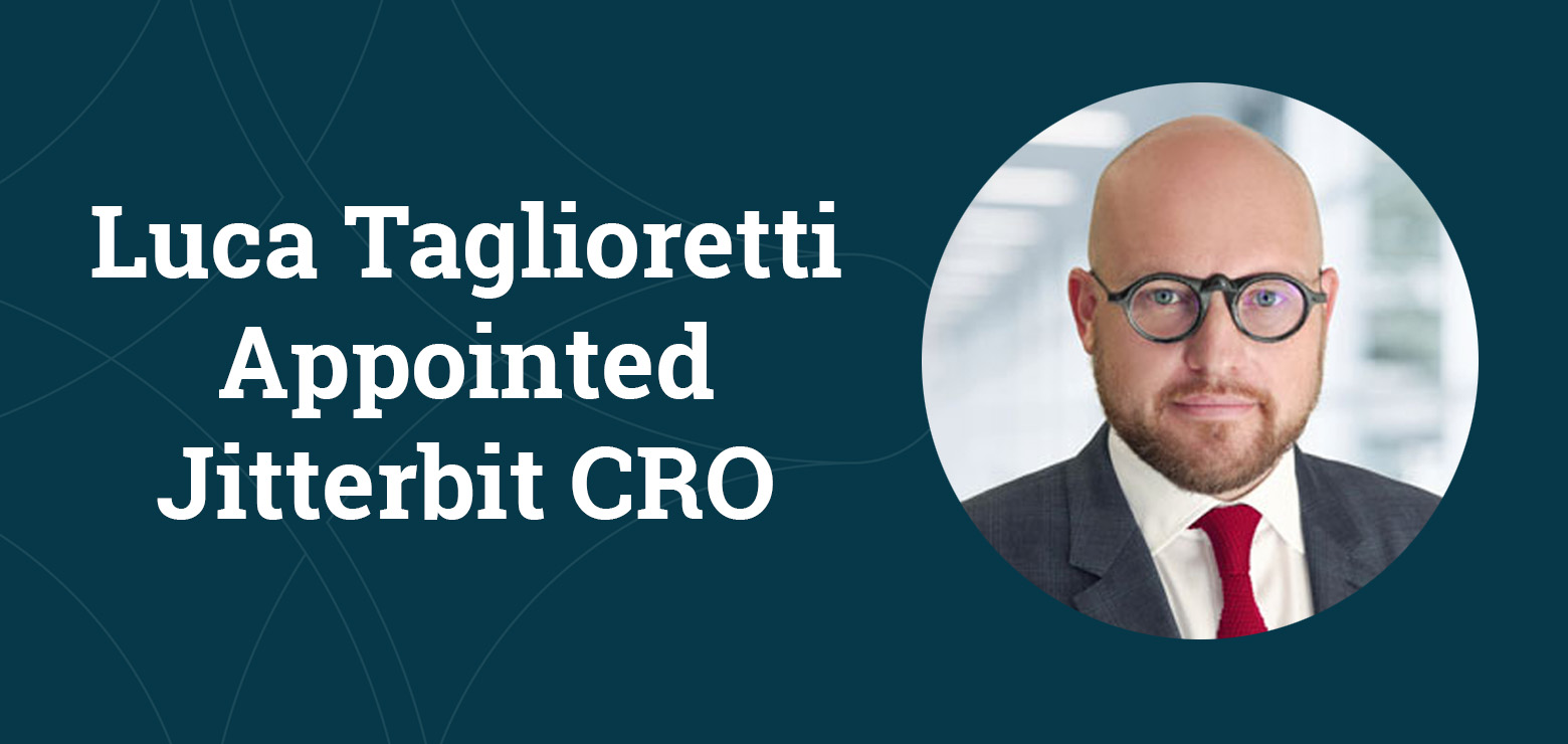 Jitterbit nomme Luca Taglioretti au poste de directeur des revenus pour accélérer sa croissance mondiale et piloter sa nouvelle stratégie de distribution.
