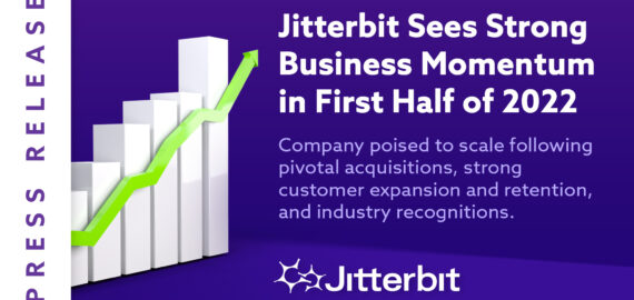Jitterbit Sees Strong Business Momentum in First Half of 2022