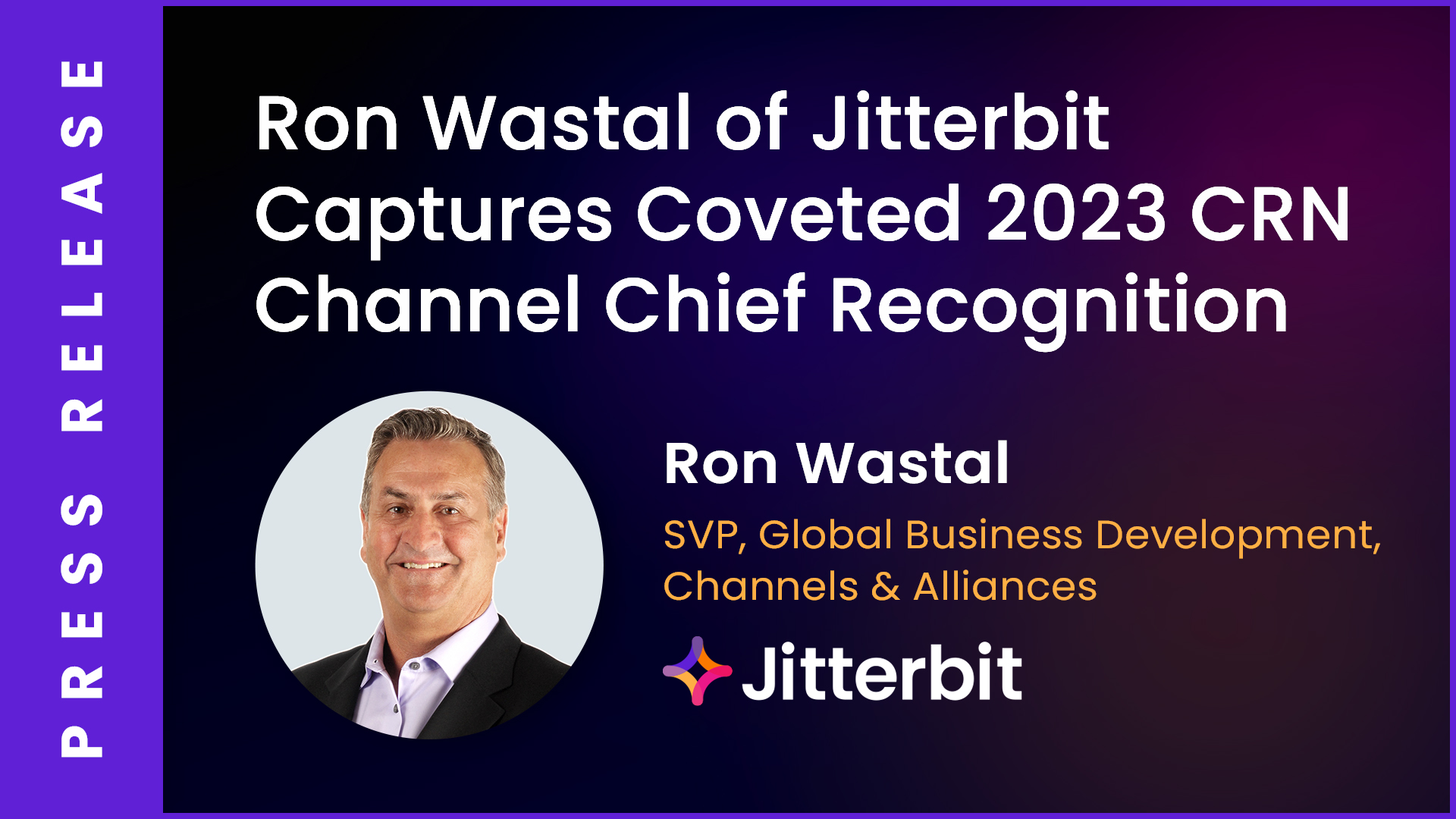 CRN Ron Wastal Press Release