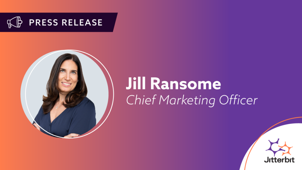 Jitterbit Names Jill Ransome Chief Marketing Officer | Jitterbit