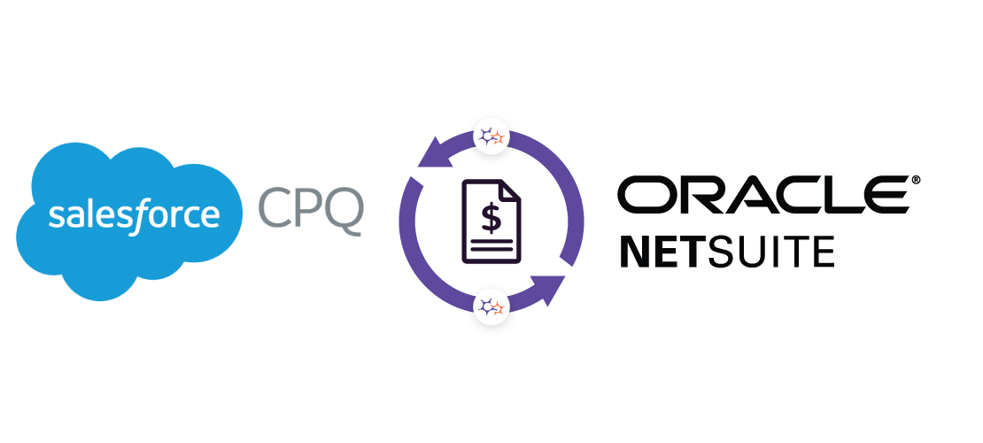 Quote to Cash - Salesforce CPQ-to Oracle NetSuite Graphic