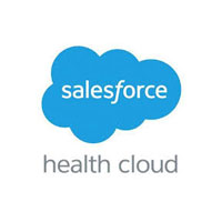 Salesforce Logotipo de la nube de salud