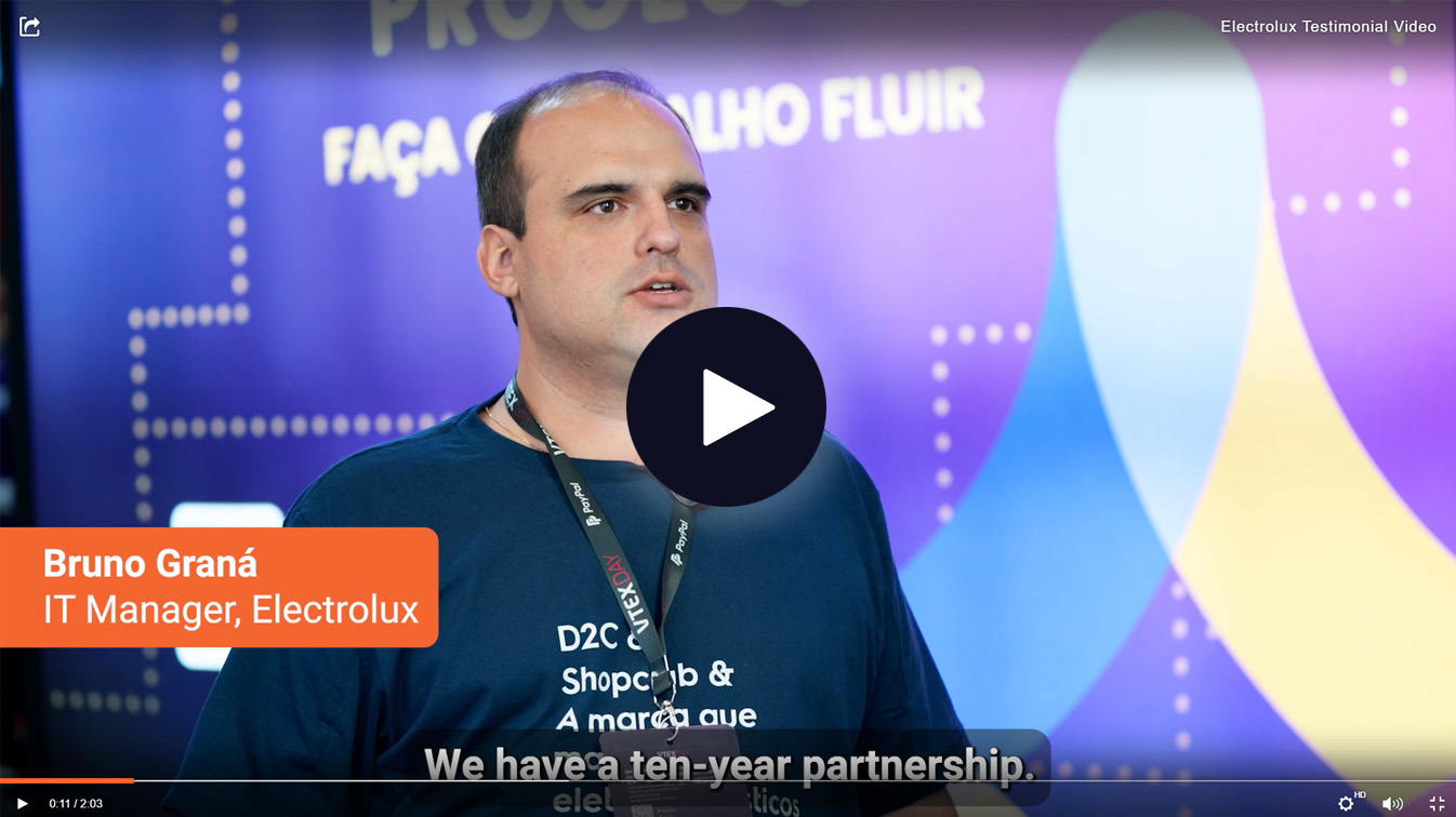 Screenshot from Electrolux testimonial video