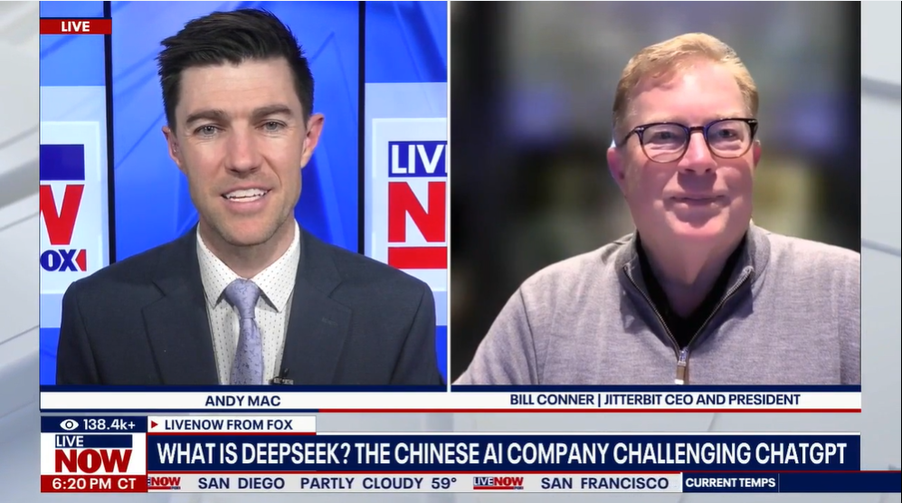 Bill Conner on Fox LiveNOW: Why DeepSeek is a Wake-Up Call